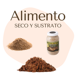 Alimento Seco y Sustrato